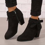 Léa | Bottines Élégantes à Talon Stable