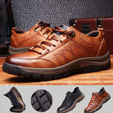 Arthur - Chaussures Casual en Cuir Brodées à la Main