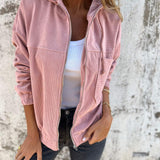 Ariellee™ - veste décontractée avec capuche et fermeture éclair