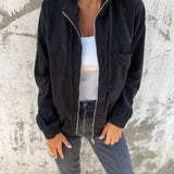 Ariellee™ - veste décontractée avec capuche et fermeture éclair