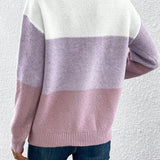 Émilie | Pull tricolore