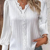 Emma | Blouse à Détails en Dentelle