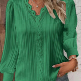 Emma | Blouse à Détails en Dentelle