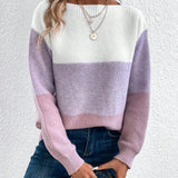 Émilie | Pull tricolore