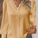 Emma | Blouse à Détails en Dentelle