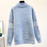 Nadine | Pull col roulé tricoté
