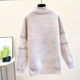 Nadine | Pull col roulé tricoté
