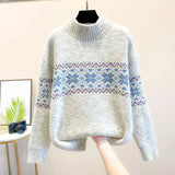 Nadine | Pull col roulé tricoté