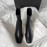 Maéliane | Bottines Élégantes à Talon Carré