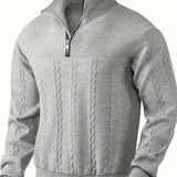 Benoît ™ | Pull vintage à fermeture éclair au design élégant