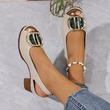 Velmira | Sandales Talon Boucle Chic