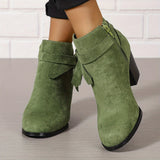 Léa | Bottines Élégantes à Talon Stable