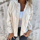 Ariellee™ - veste décontractée avec capuche et fermeture éclair