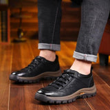 Arthur - Chaussures Casual en Cuir Brodées à la Main