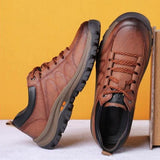 Arthur - Chaussures Casual en Cuir Brodées à la Main