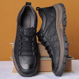Arthur - Chaussures Casual en Cuir Brodées à la Main